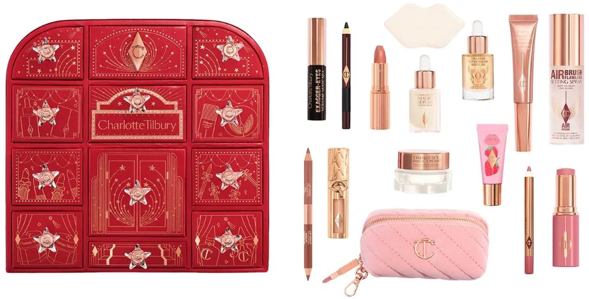 Charlotte's Hollywood Beauty Wonderland - Beauty adventskalender 2026 - 15 make-up & skincare producten fra Charlotte Tilbury – produktbillede