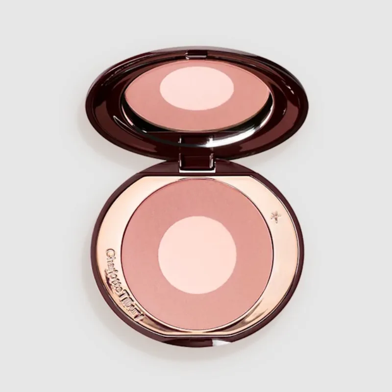 Pillow Talk Cheek to Chic Blush – 8g – Iconische Duo Blusher voor een Natuurlijke, Stralende Glow fra Charlotte Tilbury i Pillow talk original – produktbillede