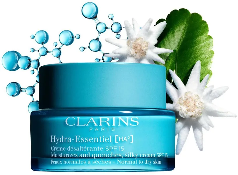 Dagcrème Face Hydra-Essentiel Moisturizing Day Cream von Clarins – Produktfoto 1 von 4