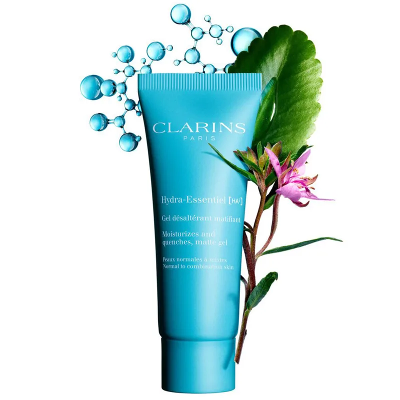 Dagcrème Face Hydra-Essentiel Moisturizing Mattifying Gel von Clarins – Produktfoto 4 von 4