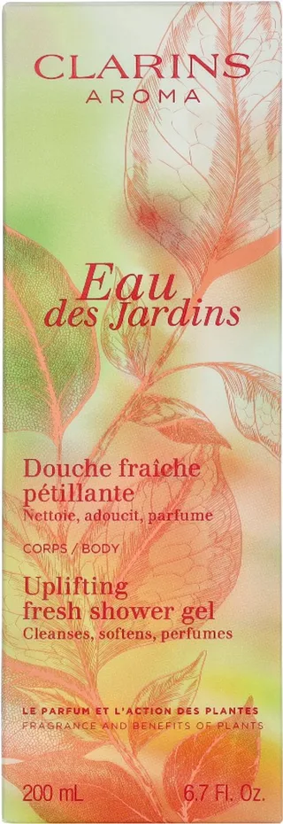 Eau des Jardins Uplifting Fresh Shower Gel de Clarins en 200 ml – photo du produit 1 sur 3