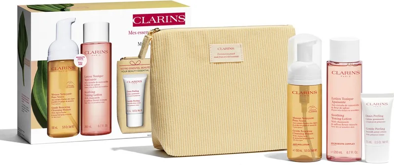 Gifts Pakket Cleansing Essentials Sensitive Skin van Clarins – productfoto