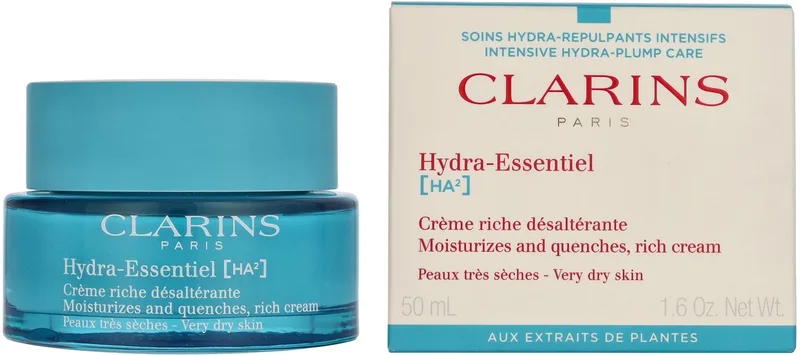 Hydra Essentiel Moisturizes And Quenches Rich Cream fra Clarins i 50 ml – produktbillede 1 af 4