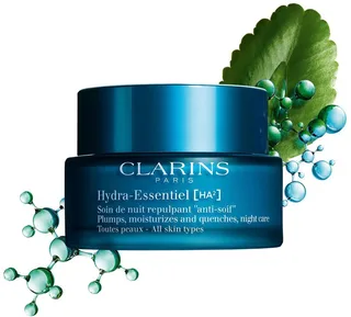 Hydra-Essentiel Moisturizing Night Cream - alle huidtypes fra Clarins i 50 ml – produktbillede 1 af 4