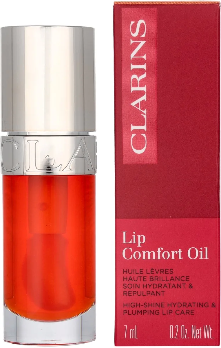 Lip Comfort Lip Oil 7 ml - #05 Apricot fra Clarins i #05 Apricot – produktbillede 1 af 3