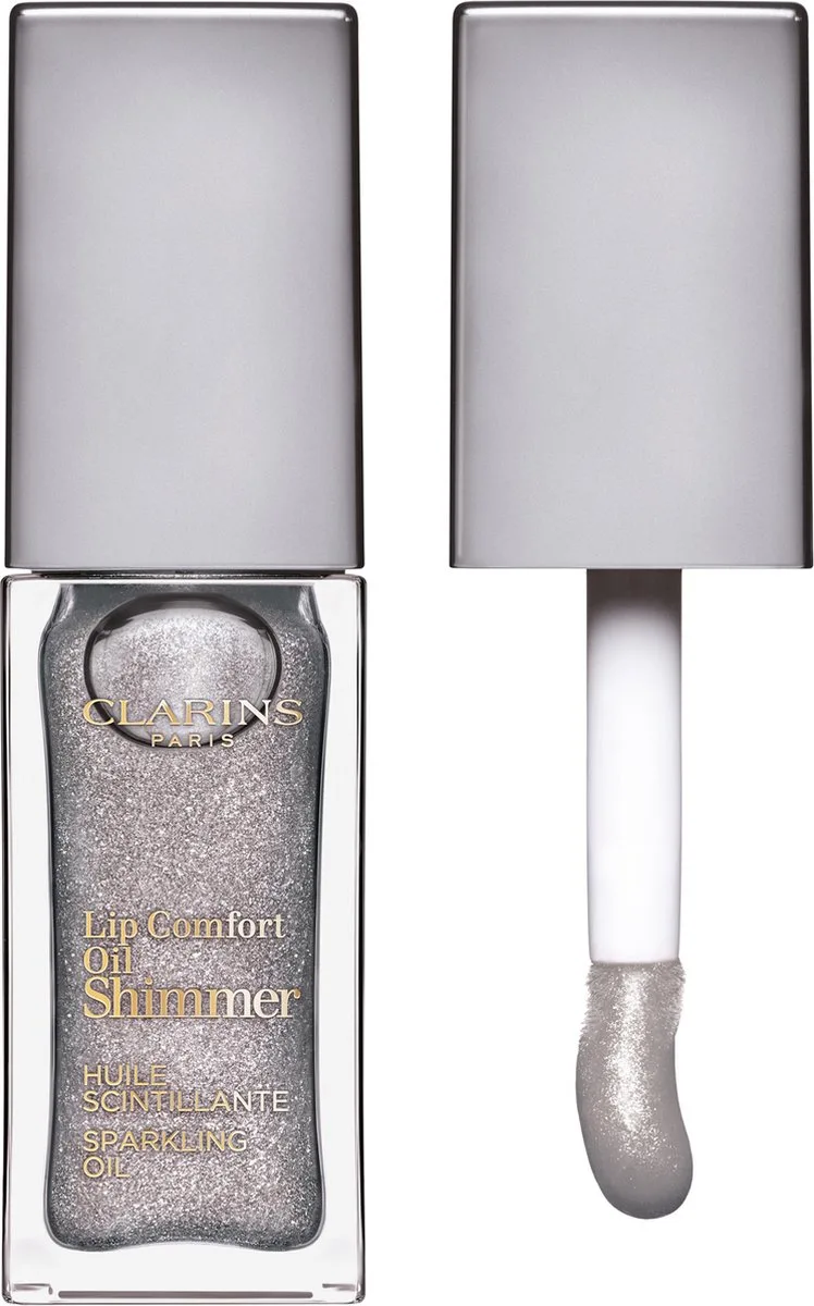 Lipstick Lip Make-up Comfort Oil Shimmer - Lipgloss - 01 Sequin Flares fra Clarins i Lyserød – produktbillede