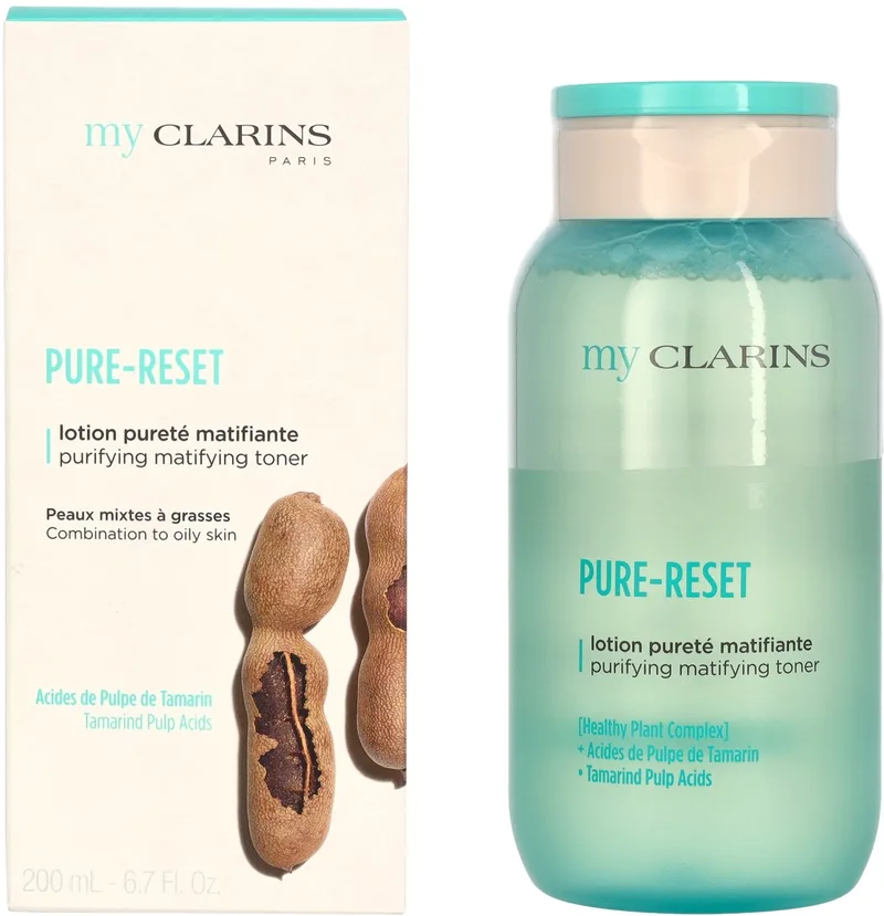 Pure-Reset Purifying Matifying Toner Dagcrème by Clarins in 200 ml – product photo