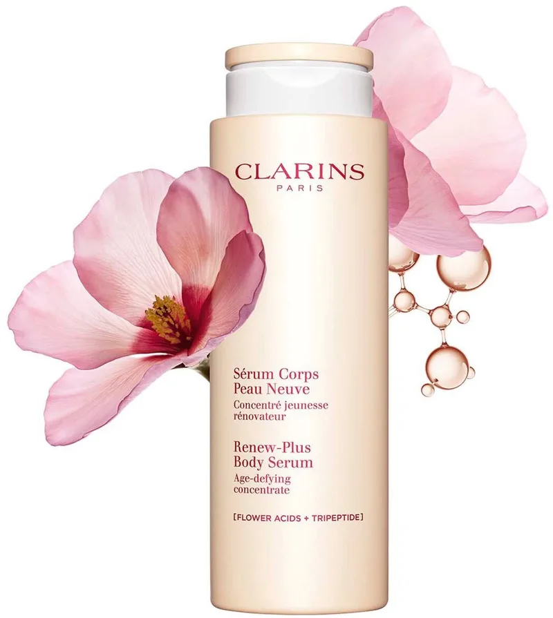 Renew-Plus Body Serum von Clarins in 200 ml – Produktfoto