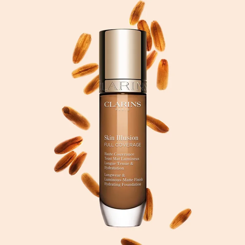 SKIN ILLUSION FULL COVERAGE foundation #116.5W 30 ml van Clarins in Bruin – productfoto