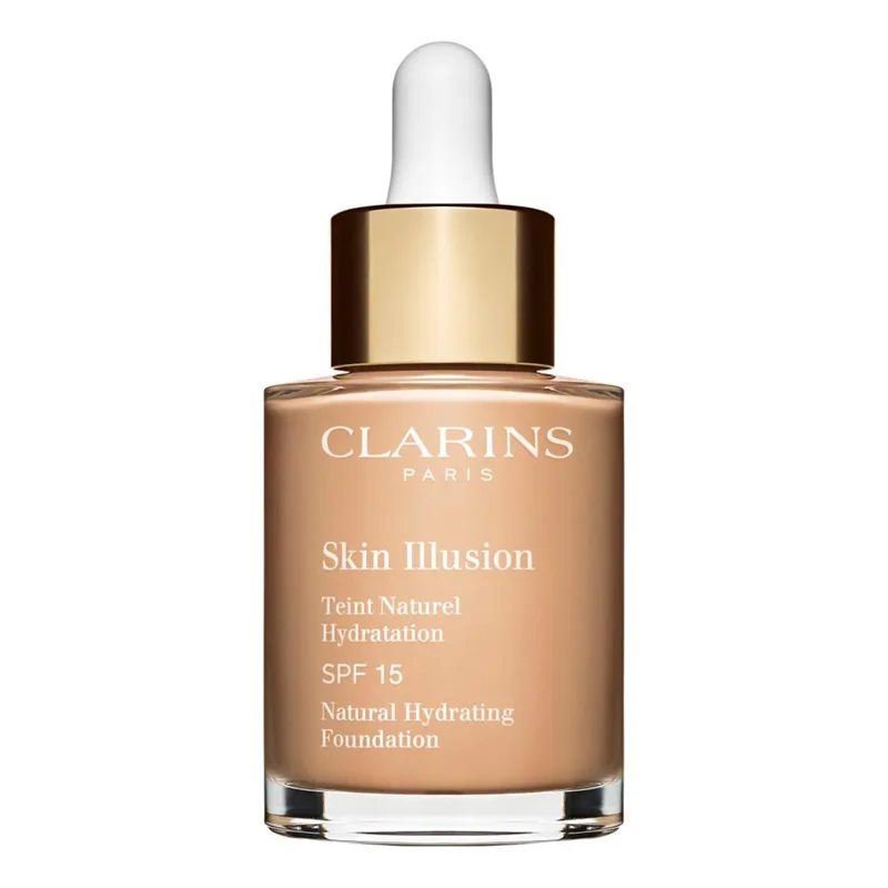 Skin Illusion Teint Naturel Hydratation SPF 15 fra Clarins i 108, 3-Organza – produktbillede 1 af 2