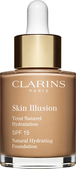 Skin Illusion Teint Naturel Hydratation - SPF 15 - Foundation - 108.5 Cashew - 30 ml fra Clarins i 108.5 cashew – produktbillede 1 af 2