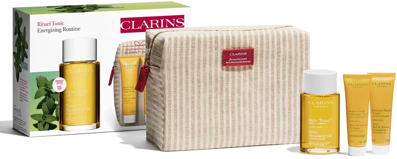 Value Pack Oil 100ml, Tonic&Shower 30ml, Oil Balm 30ml 160 ml fra Clarins – produktbillede