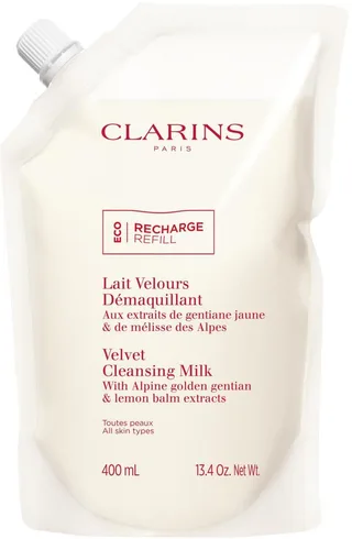 Velvet Cleansing Milk - Refill fra Clarins i 400 ml – produktbillede 1 af 2