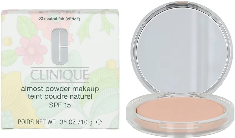 Almost Powder Make-Up SPF 15 - 02 Neutral Fair - Compacte poedermake-up van Clinique in 02 Neutral Fair – productfoto