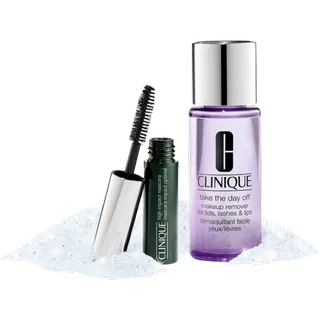Grab + Go Set C = High Impact Mascara (Black) 3,5 ml + Take The Day Off Makeup Remover Lids, Lashes, Lips 50 ml fra Clinique – produktbillede 2 af 2