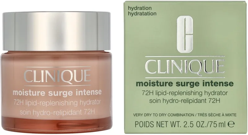 Moisture Surge Intense 72H Auto-Replenishing Hydrator Dagcrème - Hydratatie fra Clinique i 75 ml – produktbillede 1 af 3