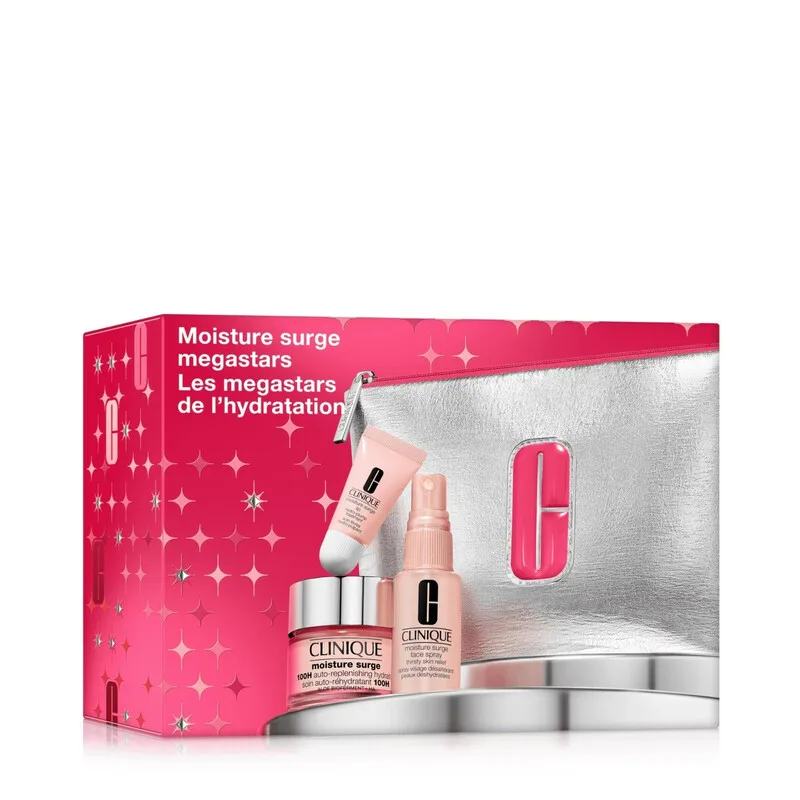 Moisture Surge Megastars Gesichtspflege-Set van Clinique – productfoto