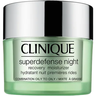 Superdefense Night Recovery Moisturizer - Nachtcrème voor vette huid von Clinique in 50 ml – Produktfoto 2 von 2