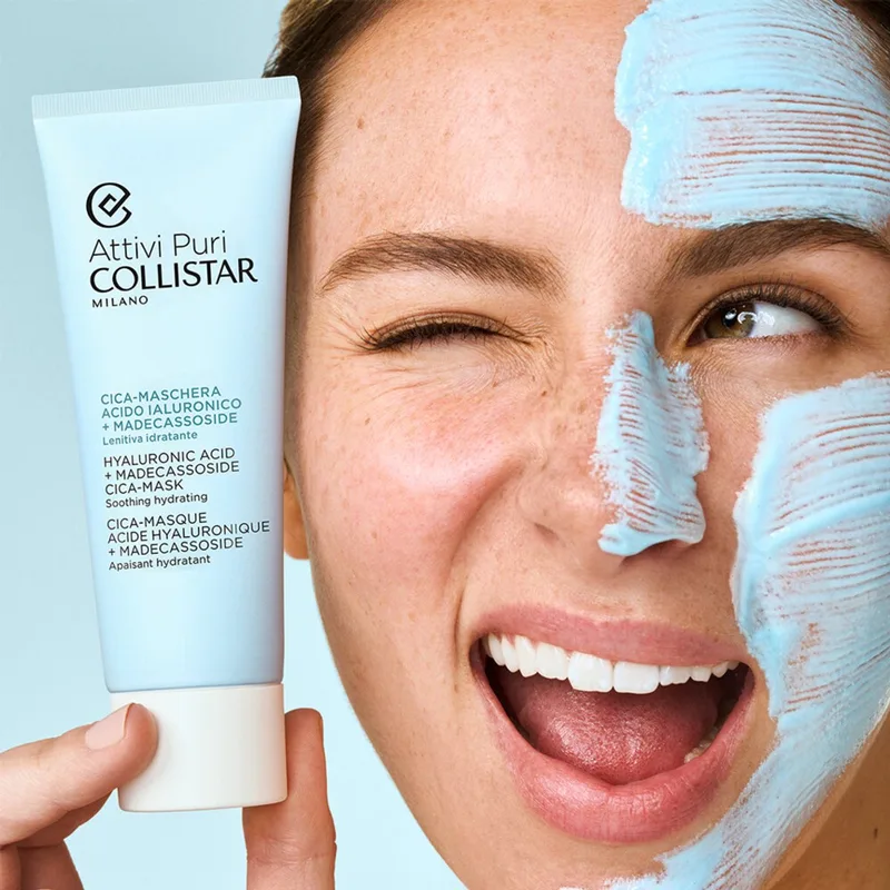 Attivi Puri Hyaluronic Acid + Madecassoside Cica-Mask von Collistar in 75 ml – Produktfoto