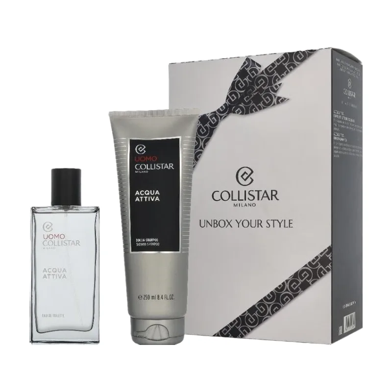 MAN - Duschshampoo Active Water + Eau de Toilette Active Water fra Collistar i 250 ml – produktbillede