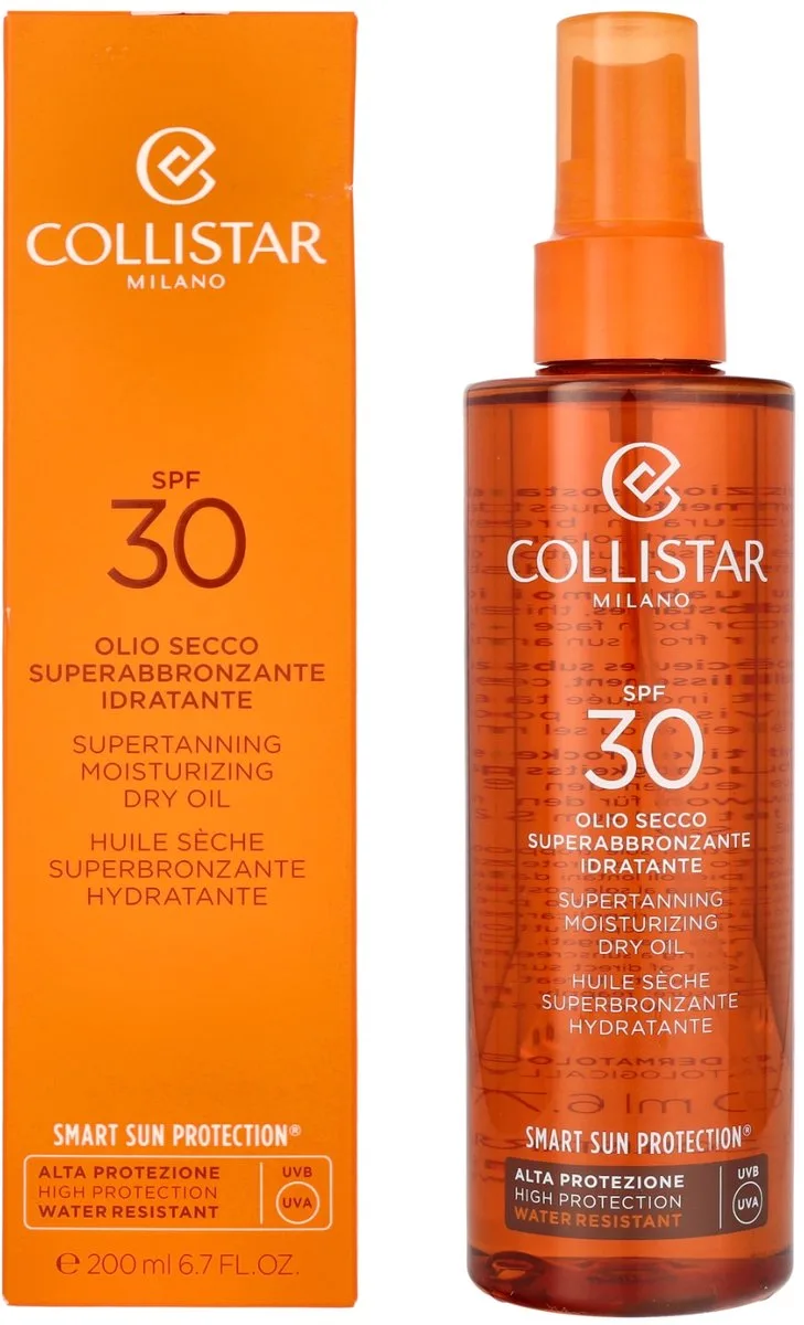 Supertanning Moisturizing Dry Oil SPF30 von Collistar in 200 ml – Produktfoto