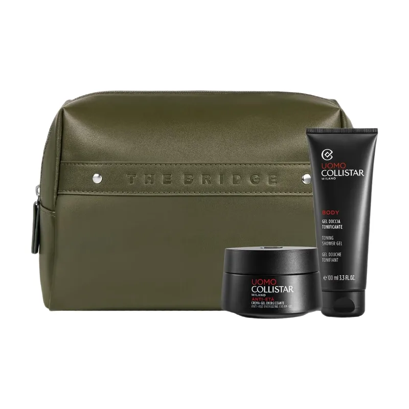 The Bridge Geschenkset mit belebender Creme Gel Anti-Aging, 50 ml, Belebendes Duschgel 100 ml fra Collistar – produktbillede