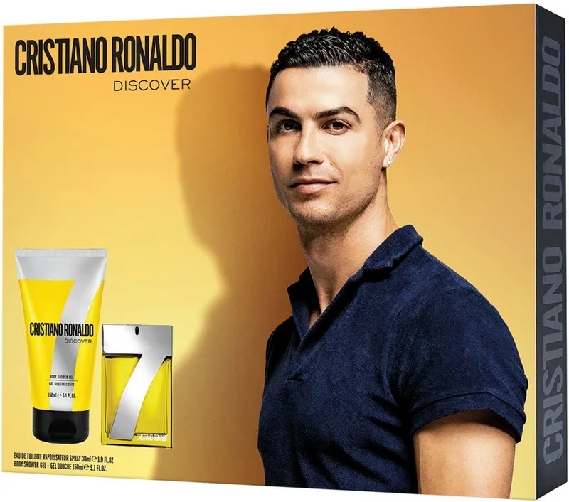 CR7 Discover Giftset 180 ml - Edt Spray 30ml/Shower Gel 150ml by Cristiano Ronaldo – product photo 2 of 2