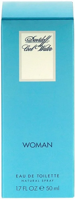 Cool Water Eau de Toilette - Damesparfum fra Davidoff i 50 ml – produktbillede 3 af 3