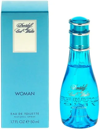 Cool Water Eau de Toilette - Damesparfum fra Davidoff i 50 ml – produktbillede 2 af 3