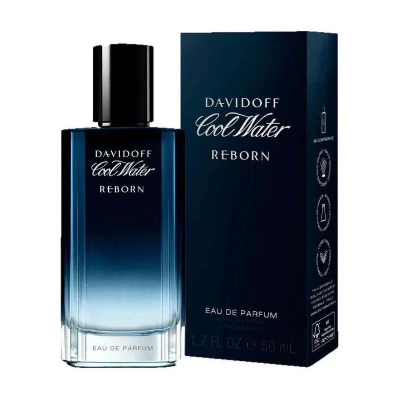 Cool Water Man Reborn Eau De Parfum (edp) van Davidoff in 50 ml – productfoto 3 van 3
