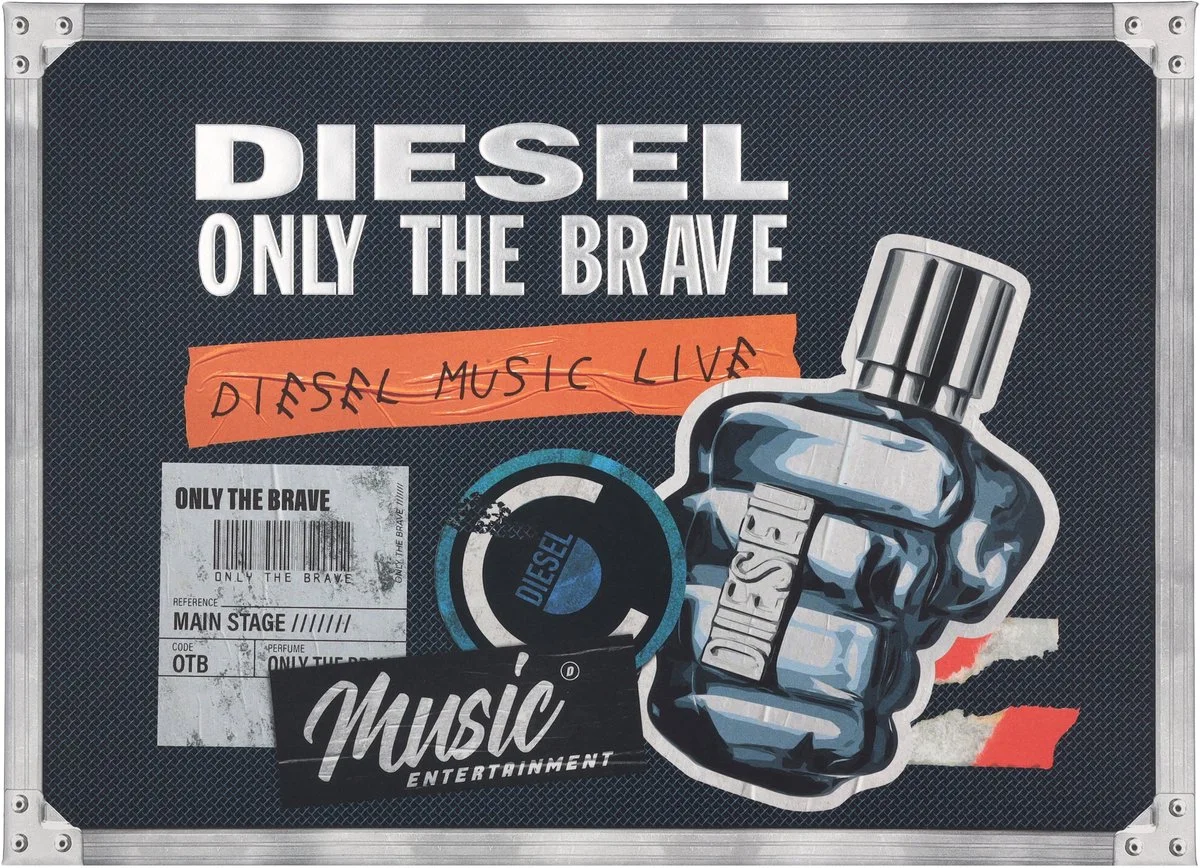 Only The Brave Mens Giftset 275 ml - Edt Spray 125ml/Shower Gel 100ml/Shower Gel 50ml by Diesel – product photo