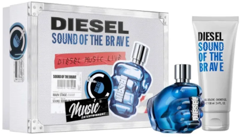 Sound of the Brave Geschenkset – Eau de Toilette 50 ml + Shower Gel 100 ml de Diesel – photo du produit