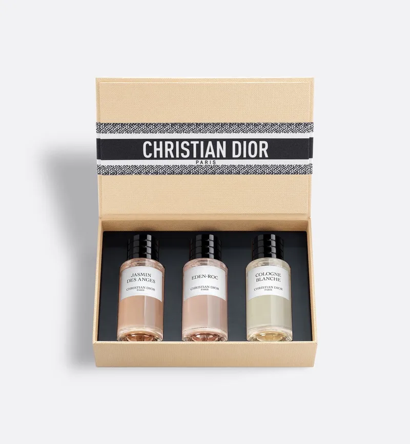 Christian Dior 3 x 40 ml Set Eden-Roc + Cologne Blanche + Jasmin Des Anges Eau De Parfum - Maison Christian Dior fra Dior – produktbillede