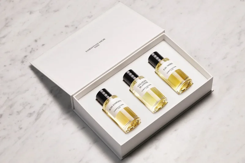 Christian Dior 3x40 ml NEW Set Bois D'Argent + Cologne Blanche + Eau Noire Eau De Parfum - Maison Christian Dior de Dior – photo du produit