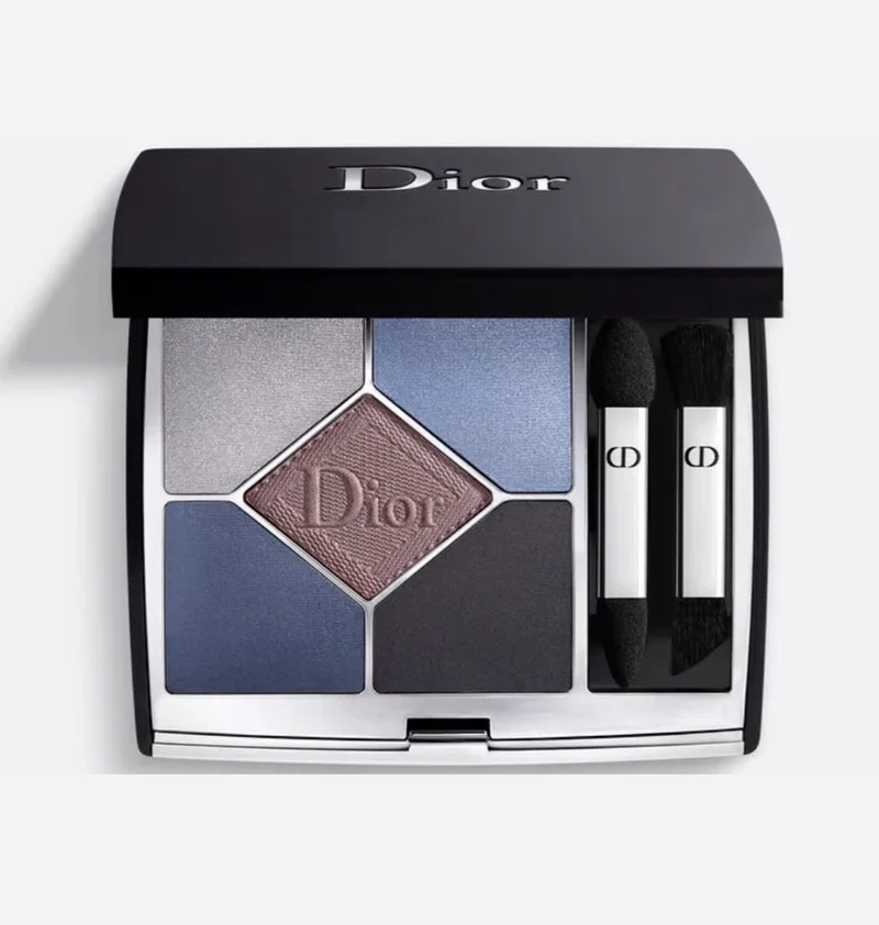 Dior 5 Couleurs Couture Oogschaduw, 189 Blue Velvet Mat, Parel, Shimmer fra Dior i Blå – produktbillede