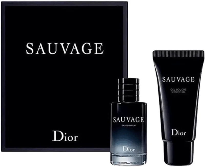 Sauvage Set voor men Splash Eau de Parfum 10 ml + Shower Gel 20 ml TRAVEL set fra Dior – produktbillede