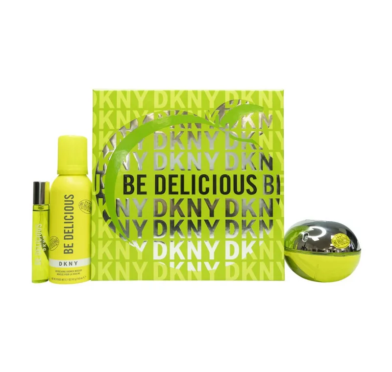 Eau de Parfum Be Delicious Gift Set EDP + Shower Mousse + EDP fra DKNY – produktbillede 2 af 2