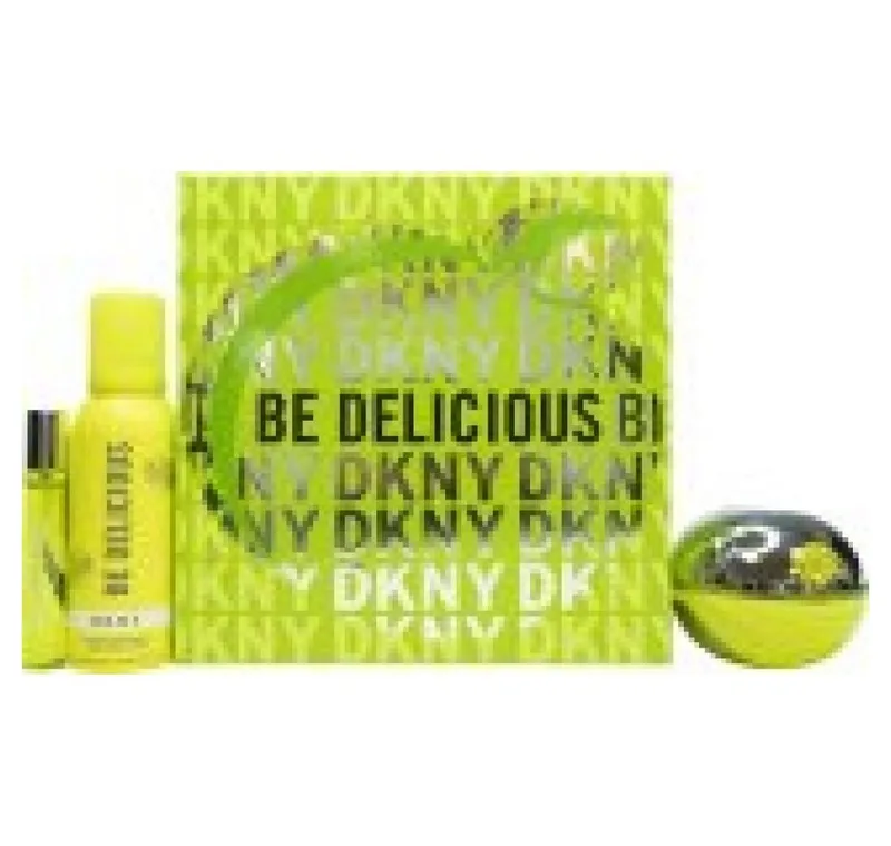 Eau de Parfum Be Delicious Gift Set EDP + Shower Mousse + EDP fra DKNY – produktbillede 1 af 2