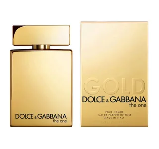 Duft-Set The One For Men Gold Intense EDP – Holzig + Parfümzerstäuber (leer) von Dolce&Gabbana – Produktfoto 3 von 3