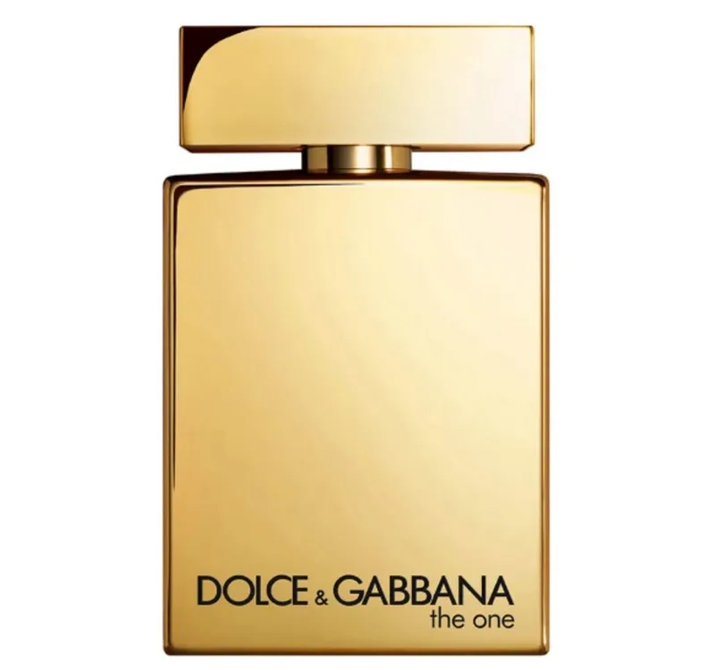 Duft-Set The One For Men Gold Intense EDP – Holzig + Parfümzerstäuber (leer) von Dolce&Gabbana – Produktfoto 2 von 3