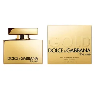 Duft-Set The One Gold EDP Intense – Blumig Fruchtig + Parfümzerstäuber (leer) fra Dolce&Gabbana – produktbillede 3 af 3