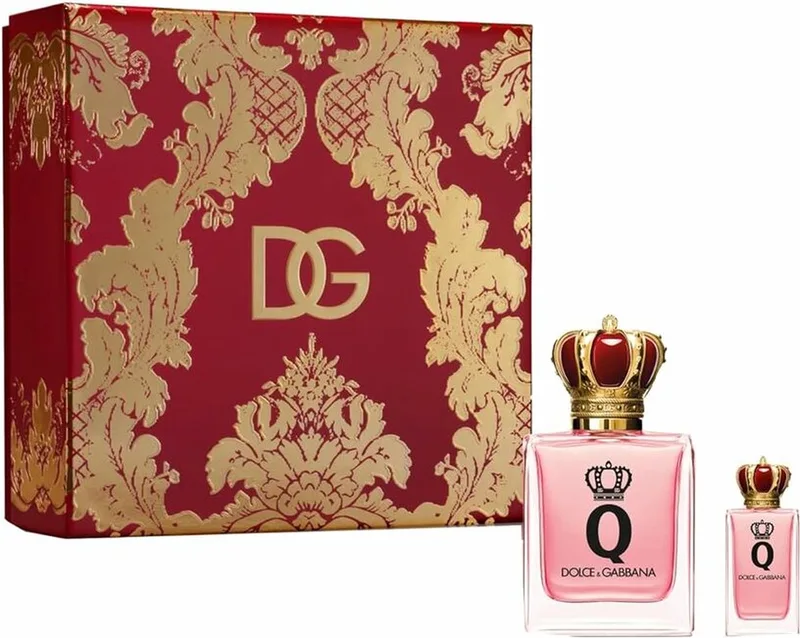Q Giftset - 50 ml eau de parfum spray + 5 ml eau de parfum spray - cadeauset voor dames von Dolce&Gabbana – Produktfoto