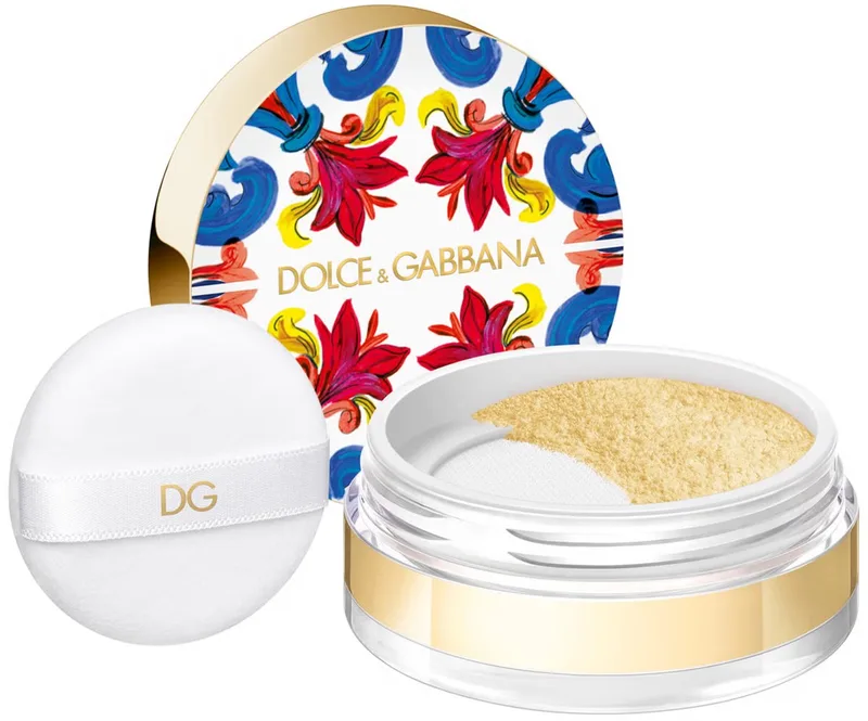 Solar Glow - Translucent loose setting Powder - 03 Honey fra Dolce&Gabbana i 03 Honey – produktbillede