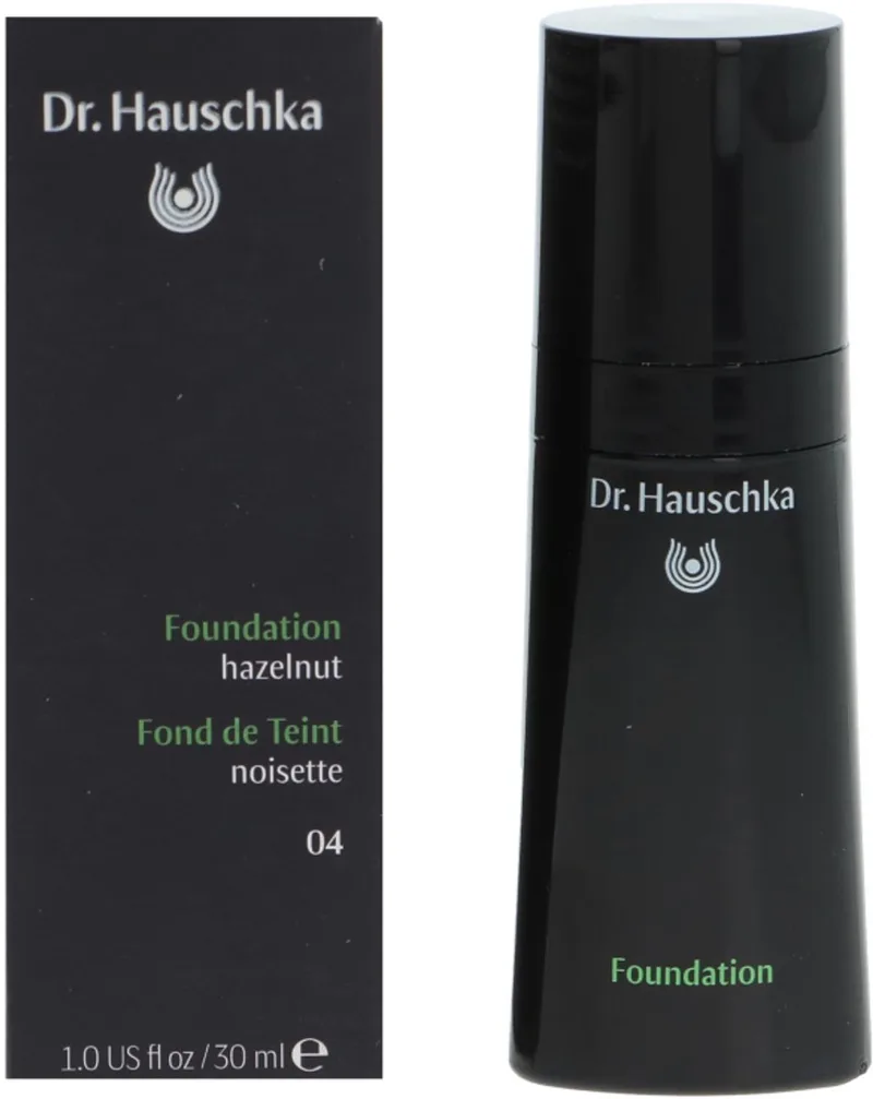 Foundation 04 Hazelnut - Voor medium tot licht donkere huidskleur fra Dr. Hauschka i #04 Hazelnut – produktbillede