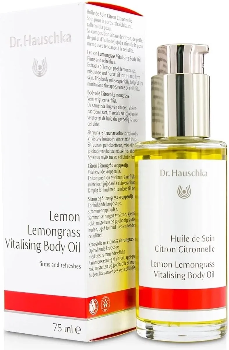 Lemon Lemongrass Vitalising Body Oil fra Dr. Hauschka i 75 ml – produktbillede