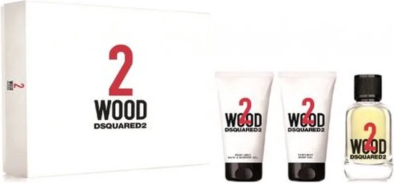 Dsquared2 2Wood set - Eau de toilette 50 ml - Shower gel 50 ml - Body Gel 50 ml von Dsquared2 – Produktfoto