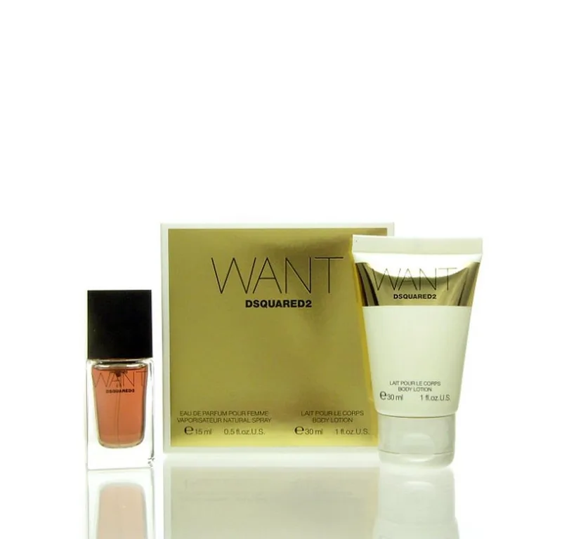 Duft-Set Dsquared² WANT Set - EDP 15 ml + BL 30 ml van Dsquared2 – productfoto