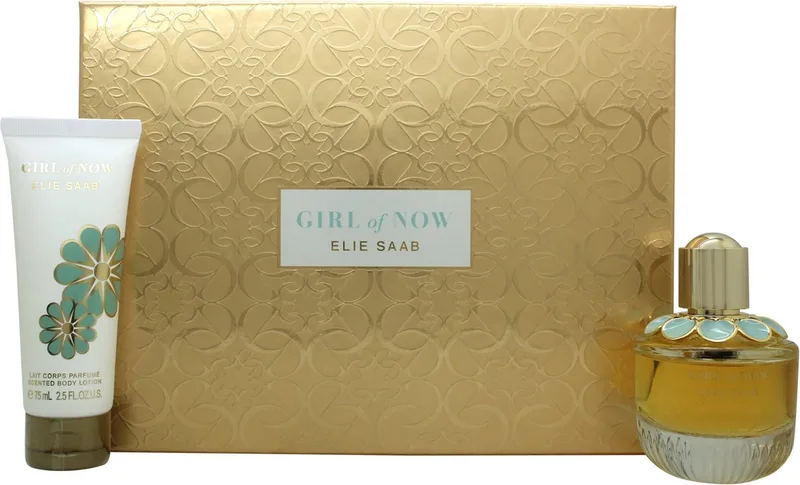 Girl of Now Gift Set 50ml EDP + 75ml Body Lotion von Elie Saab – Produktfoto