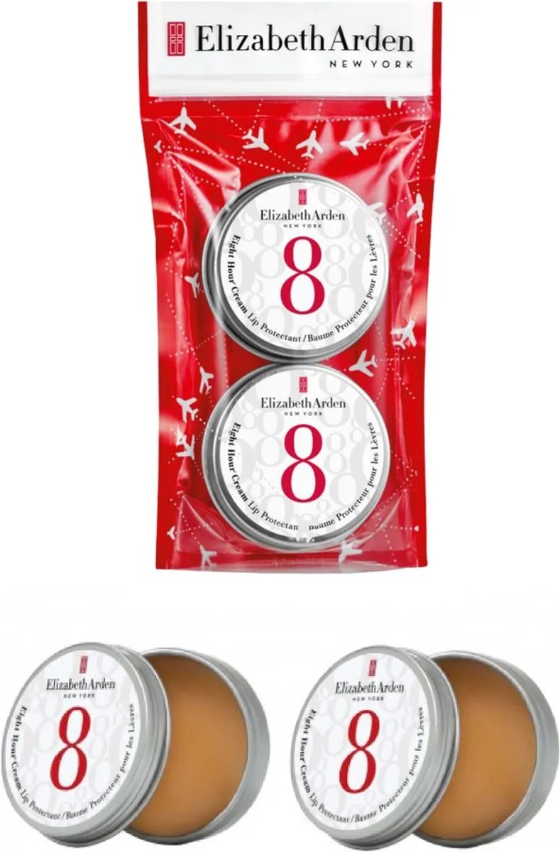 Eight Hour Cream Lip Balm Duo (Set van 2) von Elizabeth Arden in 2 × 13 ml – Produktfoto
