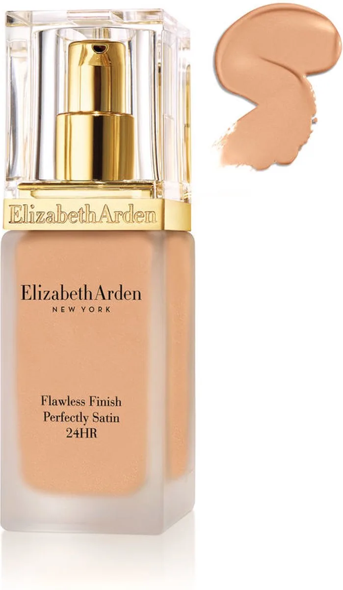 Flawless Finish Perfectly Satin 24hr Broad Spectrum SPF 15 Makeup 30 ml Pompflacon Vloeistof van Elizabeth Arden in Crème – productfoto